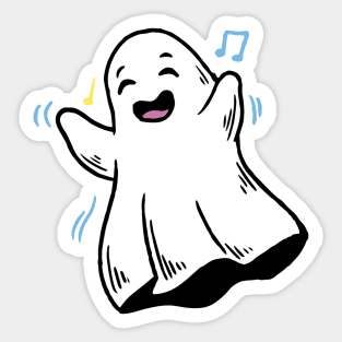 Boogie with the Ghost! Sticker